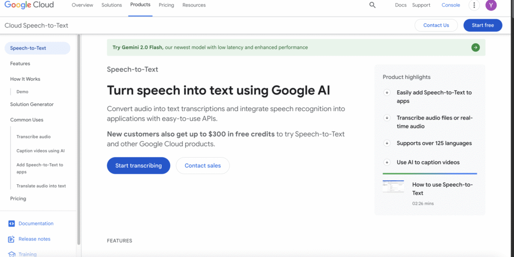 Google Cloud Text-to-Speech